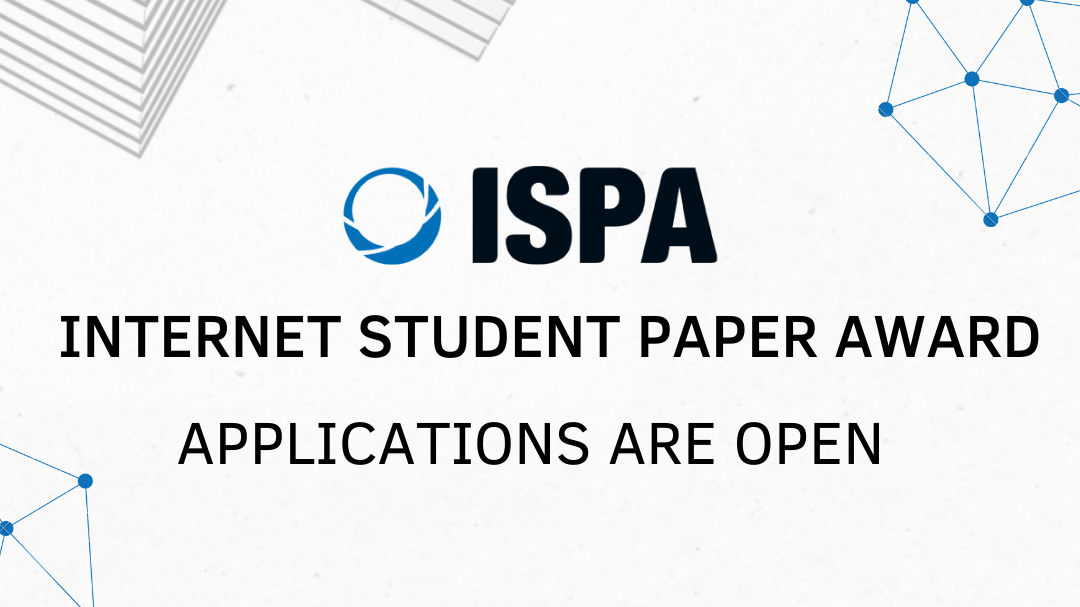 SCRIPTION PRIZE – ISPA presents the Internet Student Paper Award